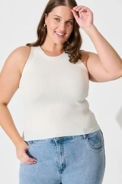 Clearance Gandia Top In White Tops