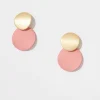 Sale Gloria Earrings In Blush With Gold Jewellery