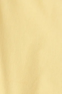 Discount Golden Hour Off Shoulder Top in Butter Yellow Cotton Tops|Casual