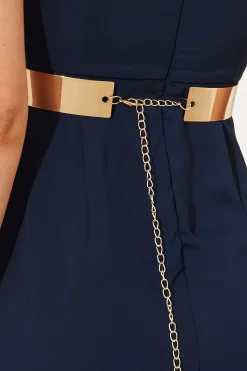 Outlet Goldrush Belt With Chain In Gold Belts|Wedding Guest