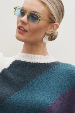 Fashion Grazia Earrings In White Pearlescent With Gold Jewellery|Wedding Guest