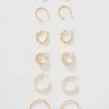 New Hattie Multi Hoop Earrings Pack in Gold Jewellery