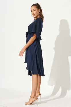 Online Helsinki Dress in Navy Dresses|Formal