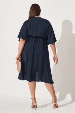 Online Helsinki Dress in Navy Dresses|Formal