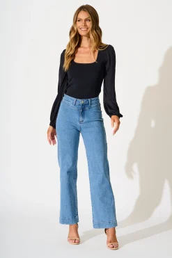 Clearance In Your Arms Knit Top in Black Tops|Knitwear