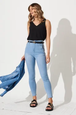 Discount Indy Top In Black Tops|Workwear