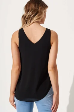 Discount Indy Top In Black Tops|Workwear