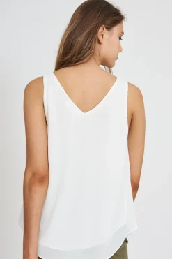Hot Indy Top in White Tops|Workwear