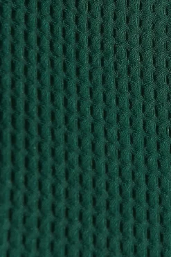 New Jardin Dress In Textured Emerald Green Dresses|Party