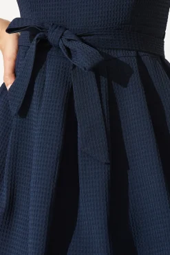 Discount Jardin Dress In Textured Navy Dresses|Party