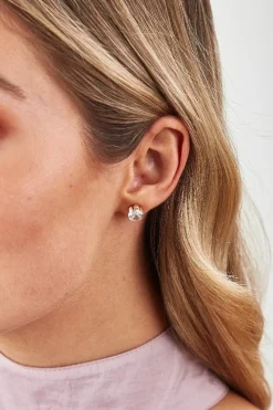 Hot Jasmine Stud Diamante Earrings In Gold Jewellery|Hens Night