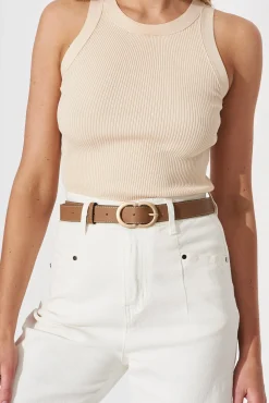 Discount Jastina Belt In Brown Belts