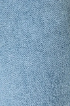 Clearance Jency Mid Rise Wide Leg Jean In Light Blue Denim Bottoms|Denim