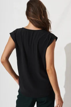 New Jina Top In Black Tops|Workwear