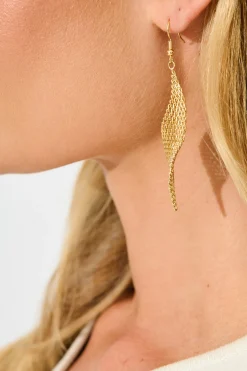 Online Joy Drop Earrings in 18K Gold Plated Jewellery
