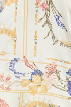 New Jupiter Shirt in Vintage Floral Print Tops|Casual