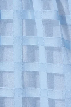 Sale Kaitlyn Midi Dress In Sky Blue Organza Dresses|Cocktail