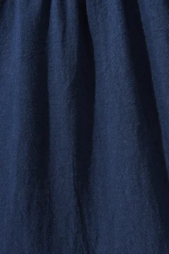 New Kehlana Tiered Smock Dress In Navy Dresses