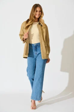 Fashion Kensington Jacket in Camel Outerwear|Outerwear