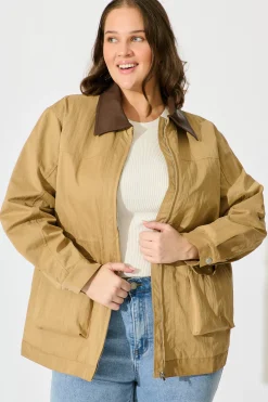 Fashion Kensington Jacket in Camel Outerwear|Outerwear