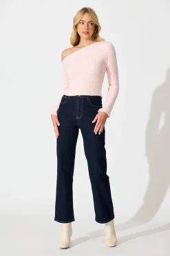 Online Kiss At Midnight Knit Top in Pink Tops|Knitwear