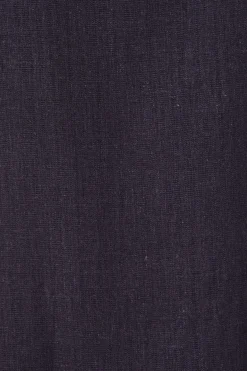 Hot Kylie Top in Navy Linen Blend Tops|Workwear