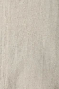 Best Kyoto Dress In Oatmeal Cotton Linen Dresses|Casual