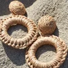 Discount Lalla Drop Earrings In Woven Rattan Jewellery