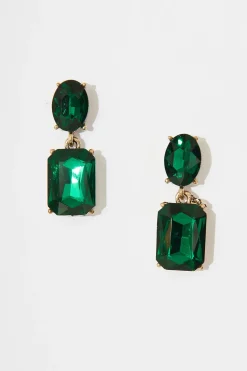 Hot Lanier Drop Earrings In Emerald Jewellery|Wedding Accessories