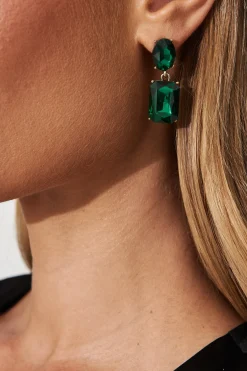 Hot Lanier Drop Earrings In Emerald Jewellery|Wedding Accessories