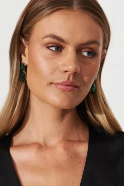 Hot Lanier Drop Earrings In Emerald Jewellery|Wedding Accessories