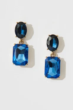 New Lanier Drop Earrings In Navy Jewellery|Engagement Party