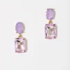 New Lanier Drop Earrings In Purple Jewellery|Wedding Accessories