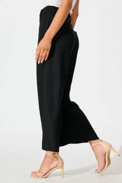 New Legacy Pant in Black Linen Blend Bottoms|Pants