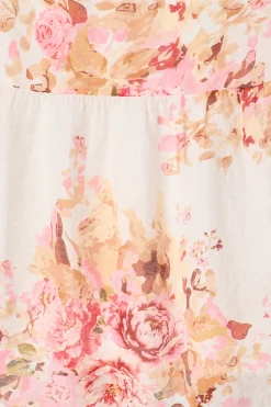 Hot Lettie Maxi Dress in Pink Floral Dresses|Party