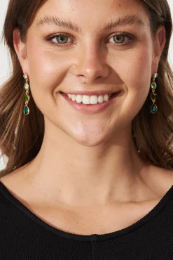 Fashion Lisa Drop Earrings In Multi Emerald Jewellery|Engagement Party