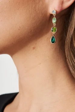 Fashion Lisa Drop Earrings In Multi Emerald Jewellery|Engagement Party
