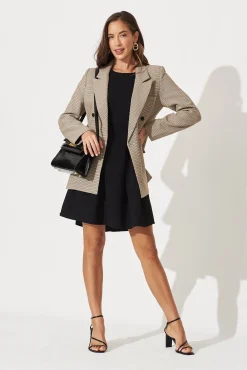 Discount Lizbeth Dress In Textured Black Dresses|Casual