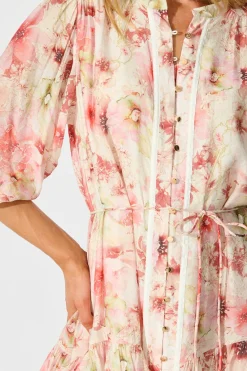 Online Lucinda Dress in Blush Floral Dresses|Party