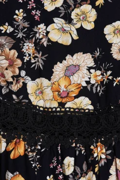 Sale Macca Dress In Ink With Rust Floral Dresses|Casual
