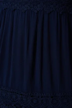 Outlet Macca Dress In Navy Dresses|Casual
