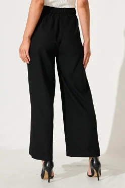 Fashion Mantra Pant In Black Bottoms|Pants
