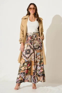 Discount Mariah Pant In Black Multi Patchwork Bottoms|Pants