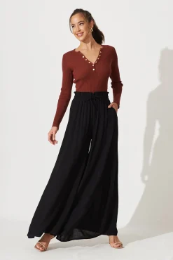 Sale Mariah Pants In Black Bottoms|Pants
