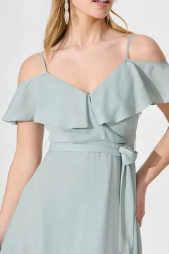 New Marit Maxi Dress In Sage Green Dresses|Formal