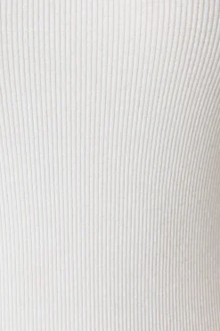 Sale Marsha Top In White Cotton Tops|Casual