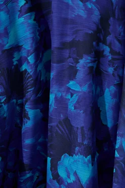 Fashion Martina Maxi Dress in Blue Watercolour Chiffon Dresses|Party