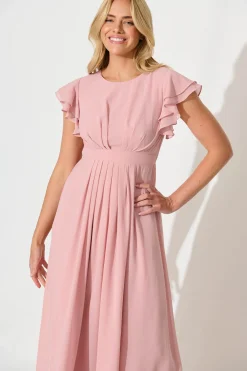Sale Marvellous Maxi Dress In Blush Dresses|Formal