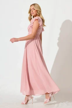 Sale Marvellous Maxi Dress In Blush Dresses|Formal