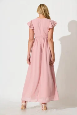 Sale Marvellous Maxi Dress In Blush Dresses|Formal